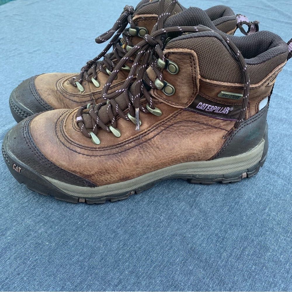 CAT Caterpillar P74084 Womens Ally 6" Waterproof Composite Toe Work Boots 8 1/2